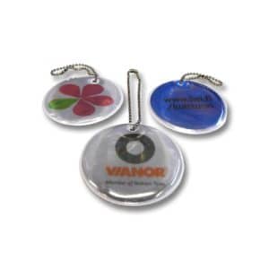 Heijastin logolla - pyöreä