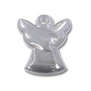 Heijastin logolla - pehmoheijastin enkeli