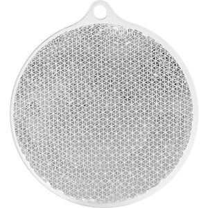 Heijastin logolla - prismaheijastin pyöreä