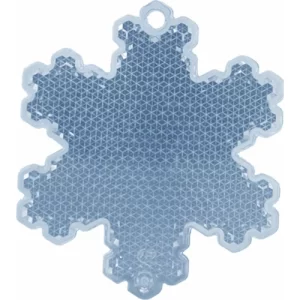 Heijastin logolla - prismaheijastin lumihiutale